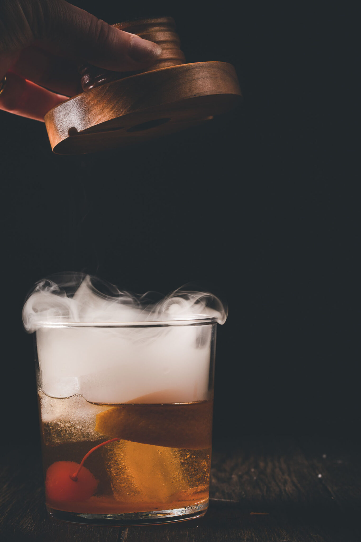 Smoked Old Fashioned - Pass The Sushi