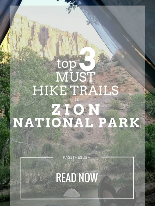 3 Must Hike Trails of Zion National Park