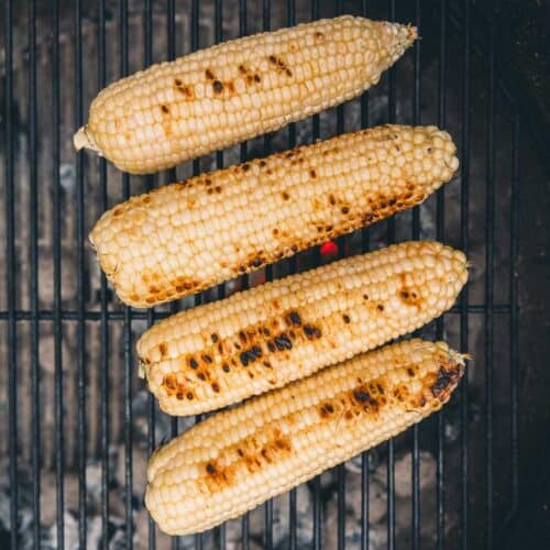 Corn on the grill. 