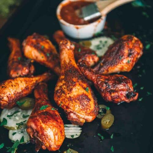 Smoked drumsticks. 